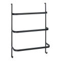 WENKO 24026100 - IRPINIA Towel Holder 54.5x77.5 cm Black