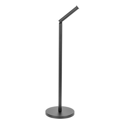 WENKO 24034100 - Toilet paper holder 21x55 cm black/silver