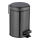 WENKO 24035100 - LEMAN Bin 17x25 cm stainless steel/black