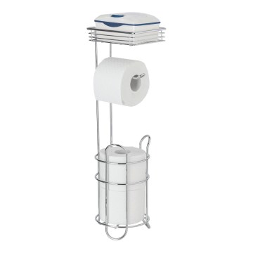 WENKO 24074800 - Polished Chrome Toilet Paper Holder, 16 x 59 cm