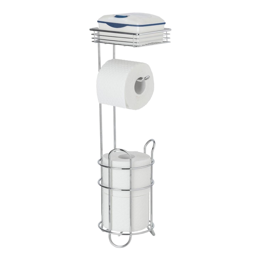 WENKO 24074800 - Polished Chrome Toilet Paper Holder, 16 x 59 cm