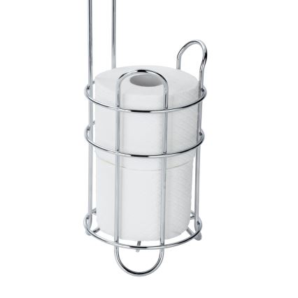 WENKO 24074800 - Polished Chrome Toilet Paper Holder, 16 x 59 cm