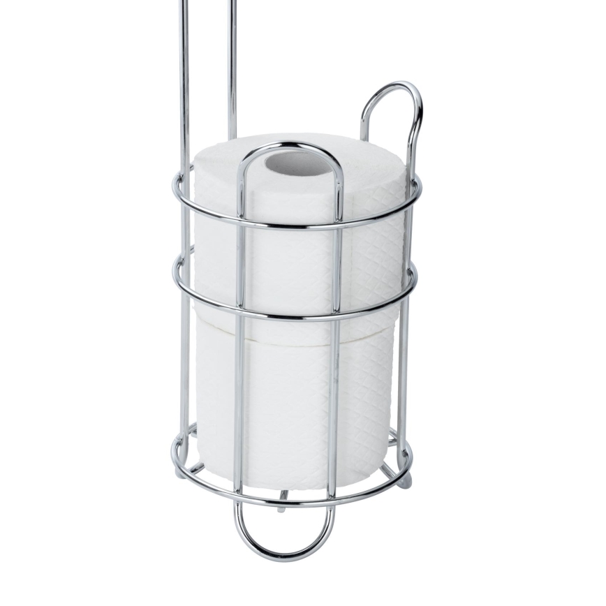 WENKO 24074800 - Polished Chrome Toilet Paper Holder, 16 x 59 cm