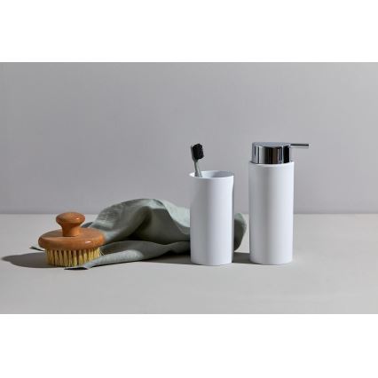 WENKO 24077800 - CALVO Set 6.5 x 13 cm white/polished chrome