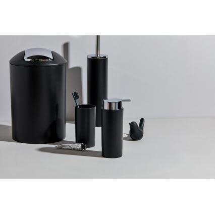 WENKO 24078800 - CALVO Set 6.5x13 cm black/polished chrome
