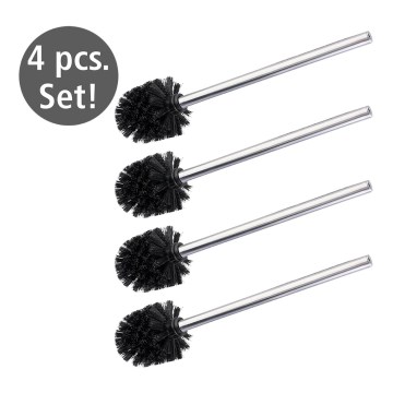 WENKO 24089800 - Toilet brush 8x35 cm stainless steel/silver/black