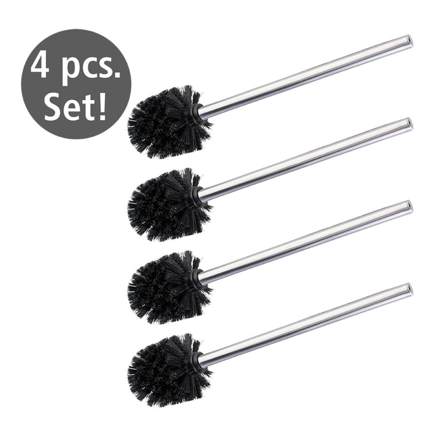 WENKO 24089800 - Toilet brush 8x35 cm stainless steel/silver/black