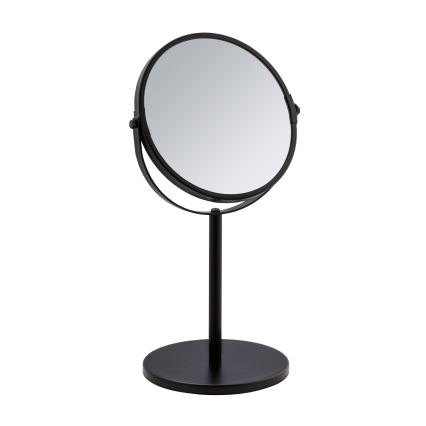 WENKO 24101100 - ASSISI Mirror 18.5 x 34.5 cm, black