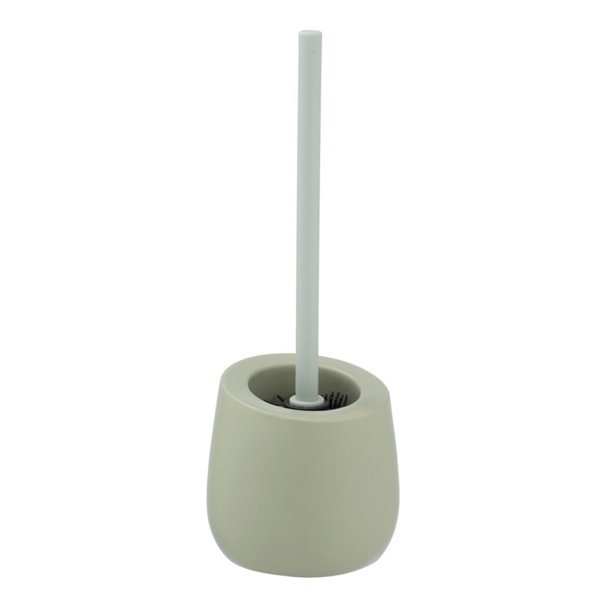WENKO 24120100 - BADI toilet brush, 13.5 x 38 cm, green