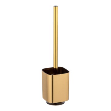 WENKO 24162100 - AURON Toilet Brush, 9 x 38.5 cm, Gold