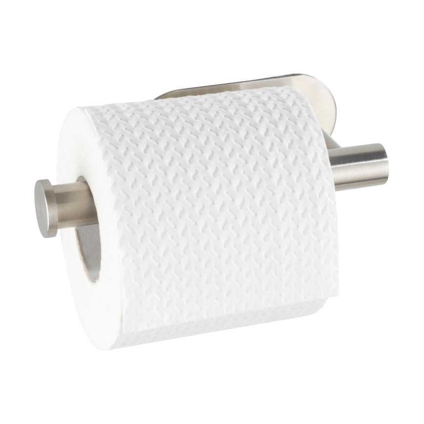 WENKO 24166100 - Toilet paper holder TURBO-LOC OREA MATT 16x7 cm stainless steel/silver