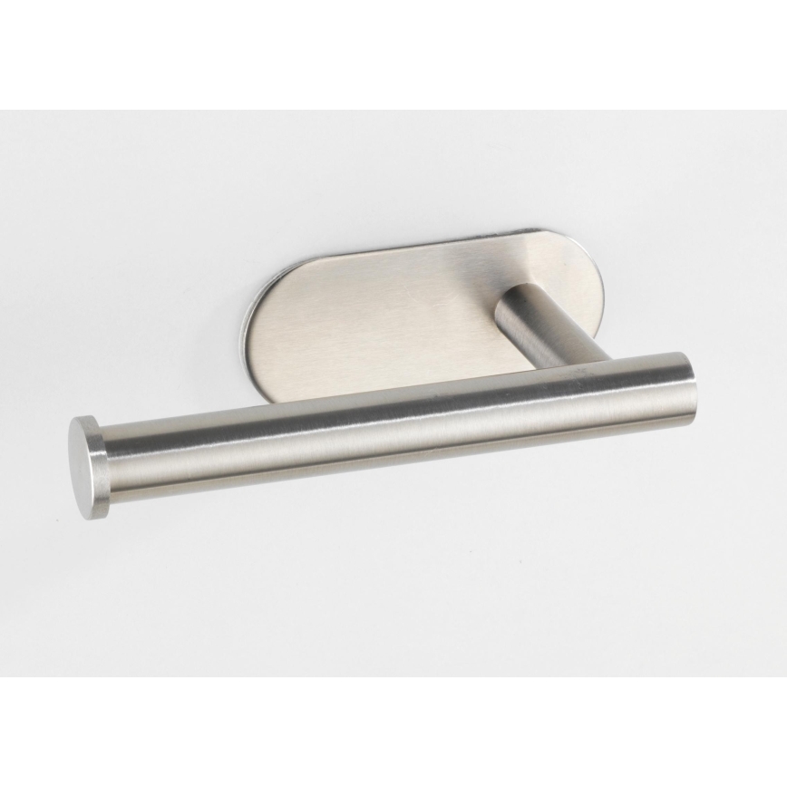WENKO 24166100 - Toilet paper holder TURBO-LOC OREA MATT 16x7 cm stainless steel/silver