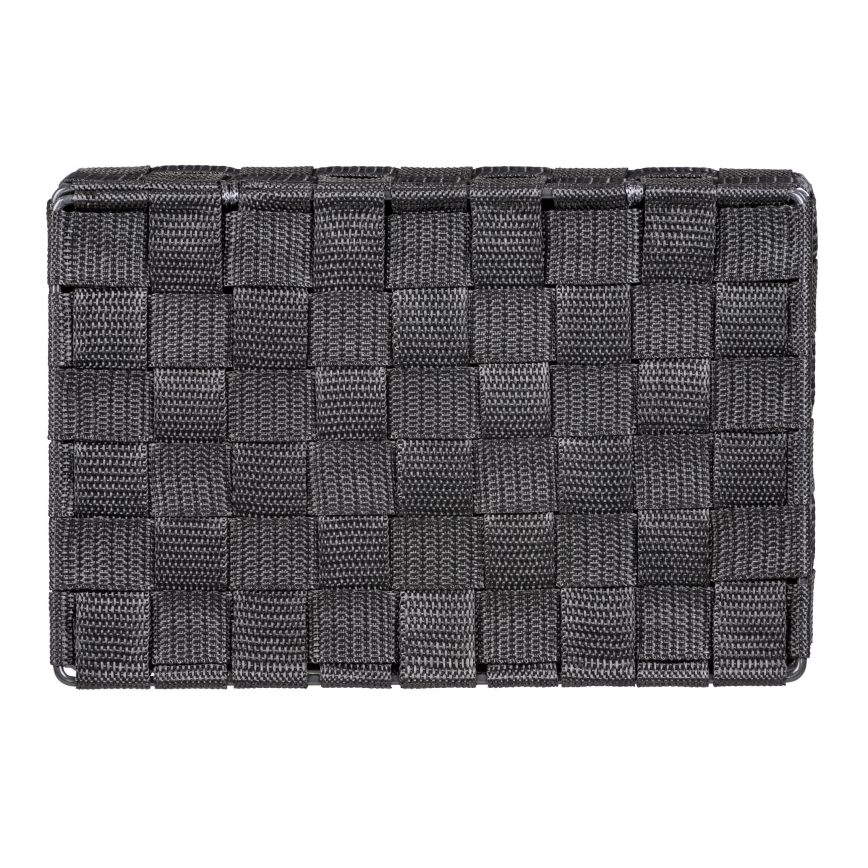 WENKO 24223100 - ADRIA Basket 26x17 cm grey/anthracite