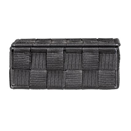 WENKO 24223100 - ADRIA Basket 26x17 cm grey/anthracite