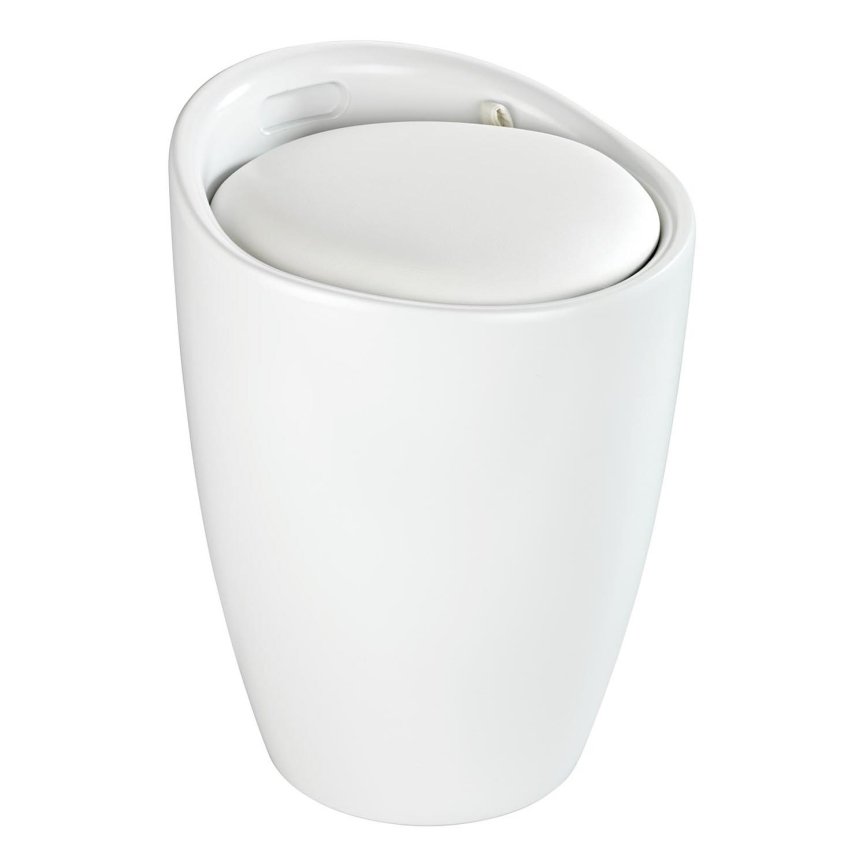 WENKO 24228100 - CANDY Stool 36x50.5 cm white/black