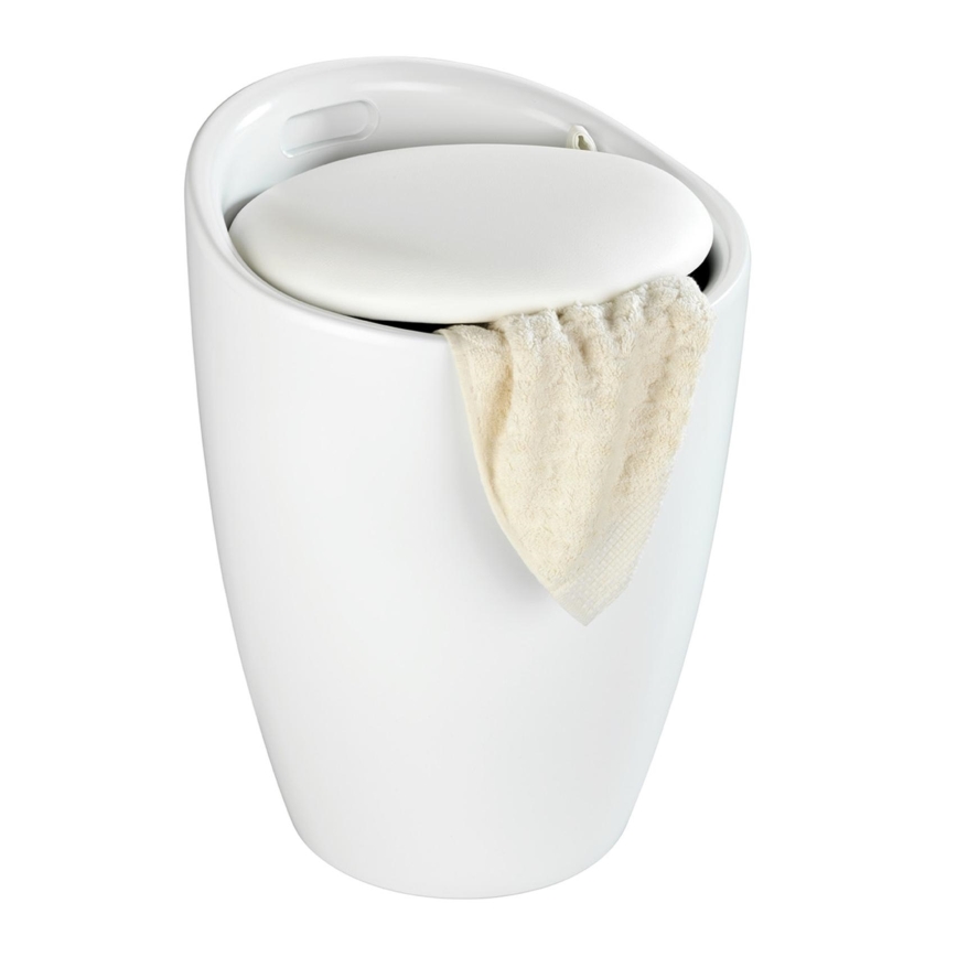 WENKO 24228100 - CANDY Stool 36x50.5 cm white/black
