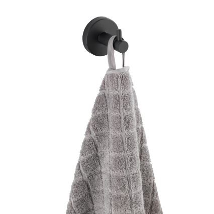 WENKO 24232100 - BOSIO BLACK Hook 5.5 x 5.5 cm stainless steel/silver