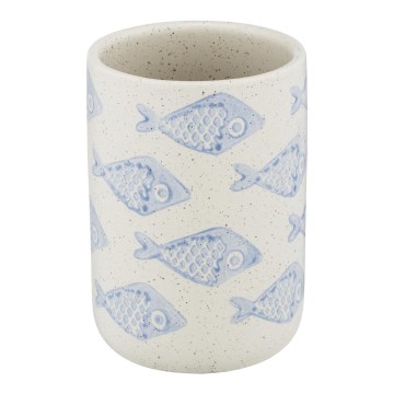 WENKO 24310100 - AQUAMARIN Tumbler 8 x 11 cm, Beige