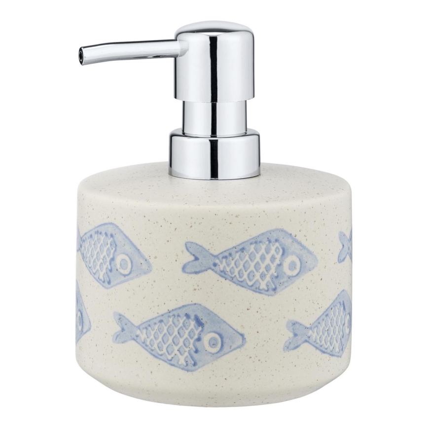WENKO 24311100 - AQUAMARIN Soap Dispenser 475 ml Beige