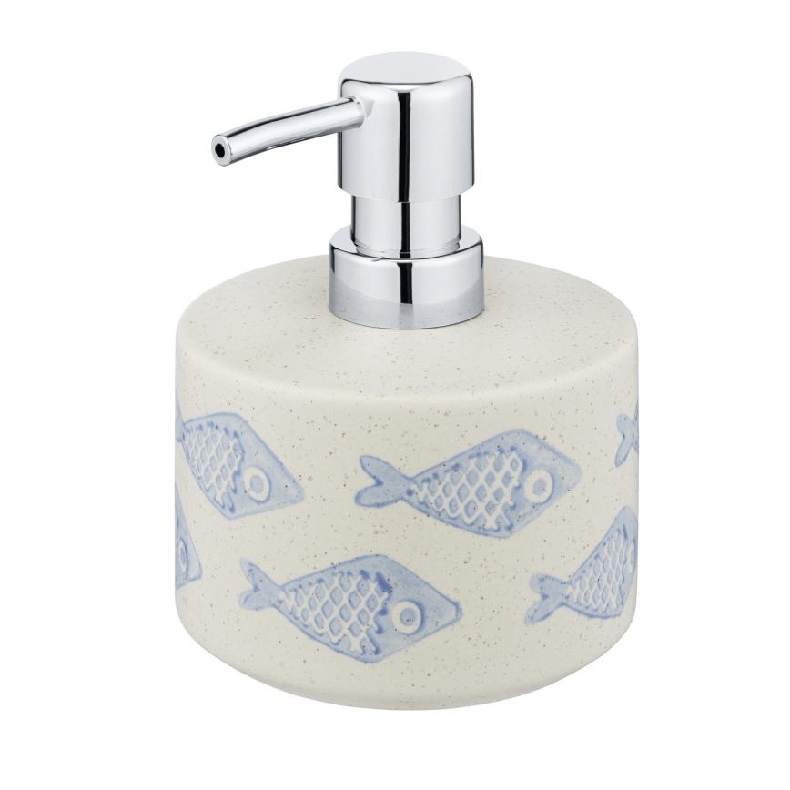 WENKO 24311100 - AQUAMARIN Soap Dispenser 475 ml Beige