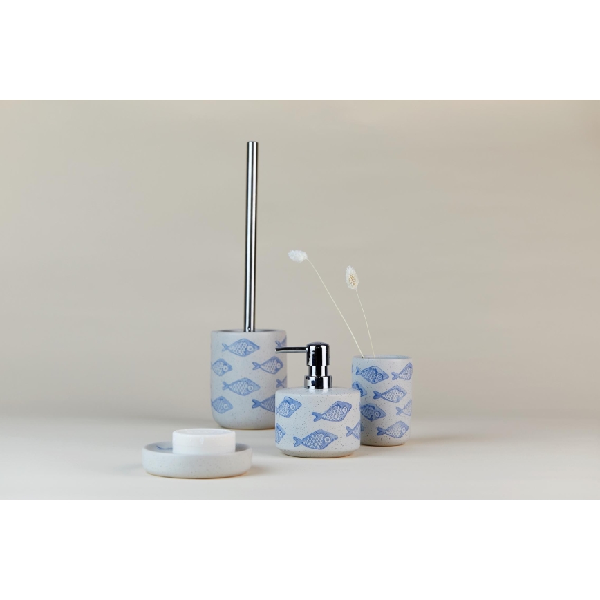 WENKO 24313100 - AQUAMARIN Toilet Brush 10x40 cm Beige