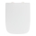 WENKO 24334100 - EXCLUSIVE Toilet Seat 46.5 x 37 cm White/Silver