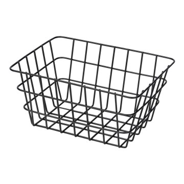 WENKO 24371100 - VIANA Basket, 18 x 25 cm, Black