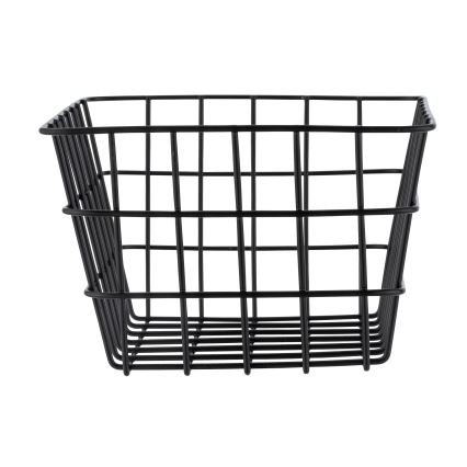 WENKO 24371100 - VIANA Basket, 18 x 25 cm, Black