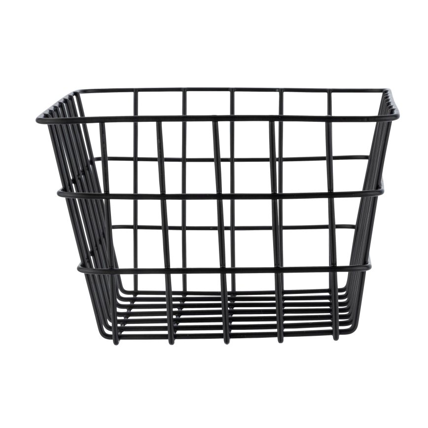 WENKO 24371100 - VIANA Basket, 18 x 25 cm, Black