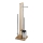 WENKO 24391100 - RIVALTA toilet brush 18x70 cm brown/white/black