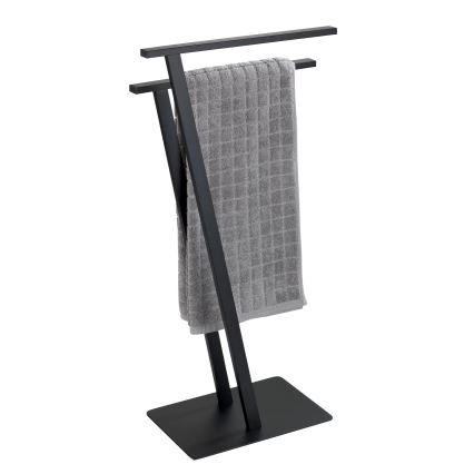 WENKO 24396100 - LIRIO Towel Stand 20 x 40 cm, Black
