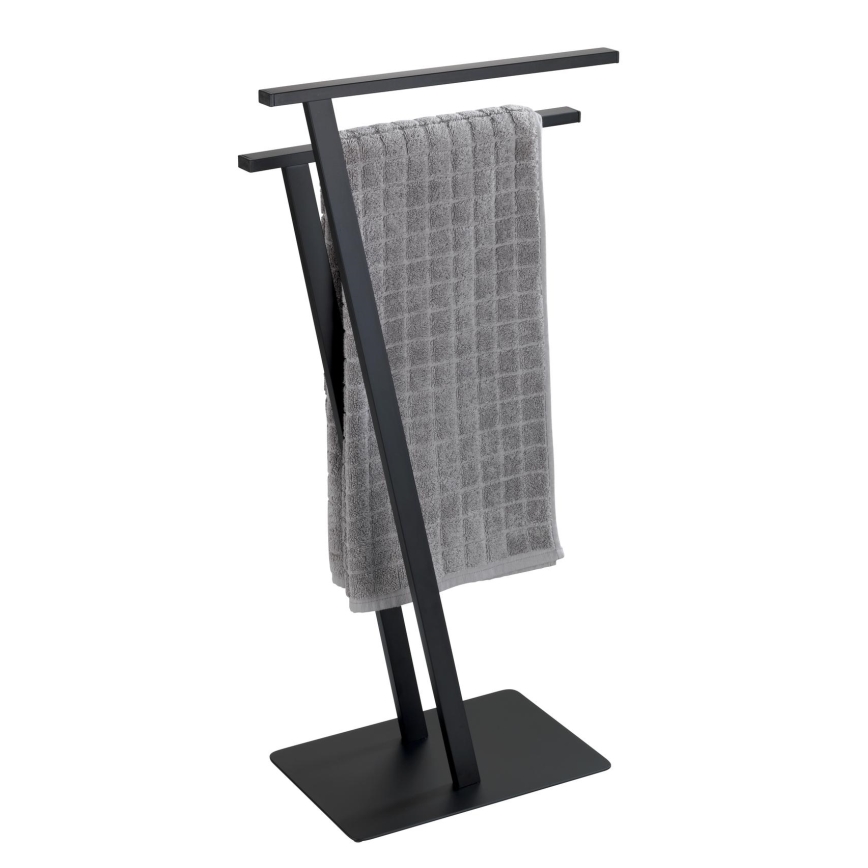 WENKO 24396100 - LIRIO Towel Stand 20 x 40 cm, Black