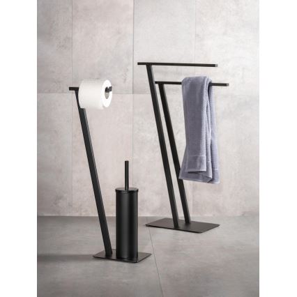 WENKO 24396100 - LIRIO Towel Stand 20 x 40 cm, Black