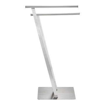WENKO 24397100 - LIRIO Towel Rail 20 x 76.5 cm stainless steel, satin finish