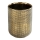 WENKO 24400100 - RIVARA Toothbrush Cup 7.5 x 9.5 cm, Gold