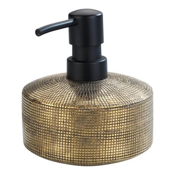 WENKO 24401100 - RIVARA Soap Dispenser, 400 ml, Gold