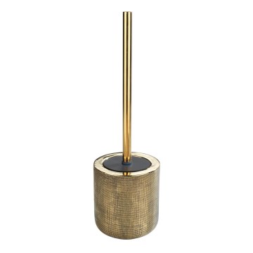 WENKO 24403100 - RIVARA Toilet Brush 11.5 x 40 cm, Gold