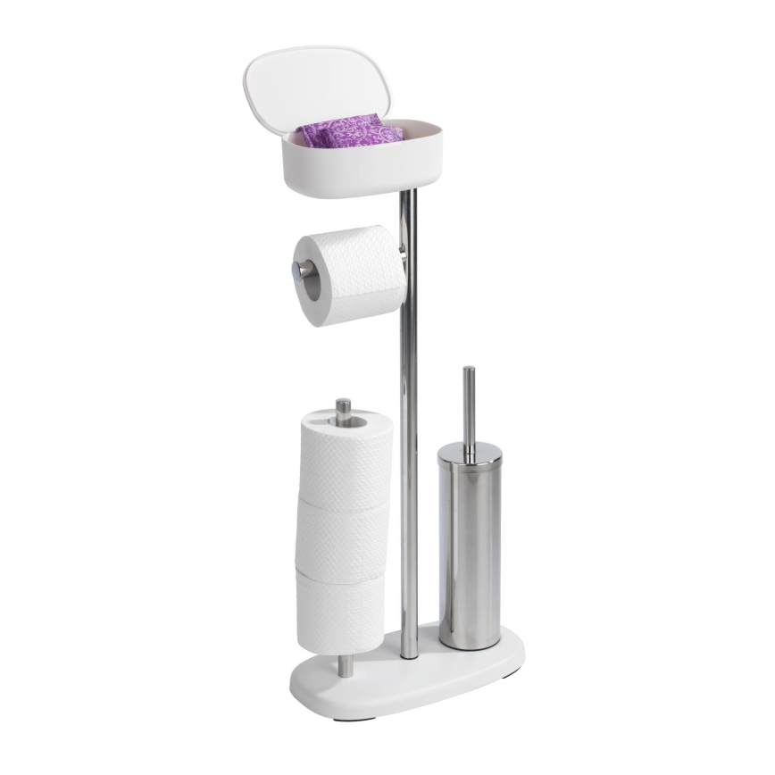 WENKO 24420100 - RIVAZZA toilet set 17x72,5 cm white