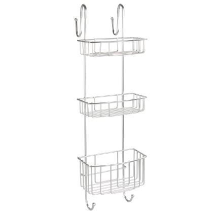 WENKO 24422100 - OLESI Shelf 22.5 x 70 cm stainless steel/silver