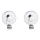 WENKO 24466100-Hook VACUUM-LOC 6x7 cm polished chrome