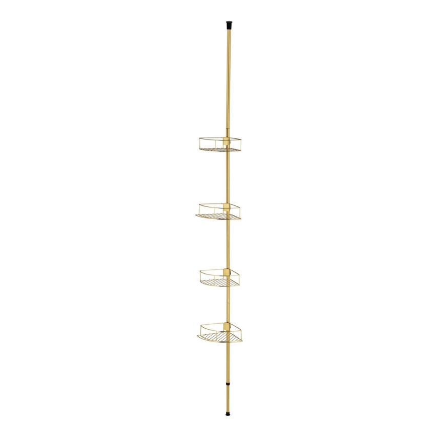 WENKO 24569100-Corner shelf DOLCEDO 31x275 cm gold