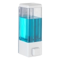 WENKO 24594100-Soap dispenser ISTRES 320 ml white/clear