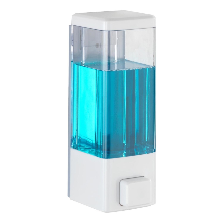 WENKO 24594100-Soap dispenser ISTRES 320 ml white/clear