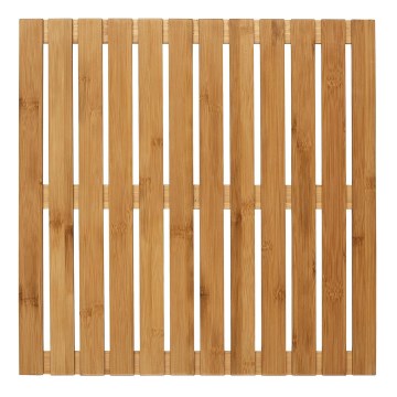 WENKO 24610100 - BAMBUSA Mat 50 x 50 cm, Brown