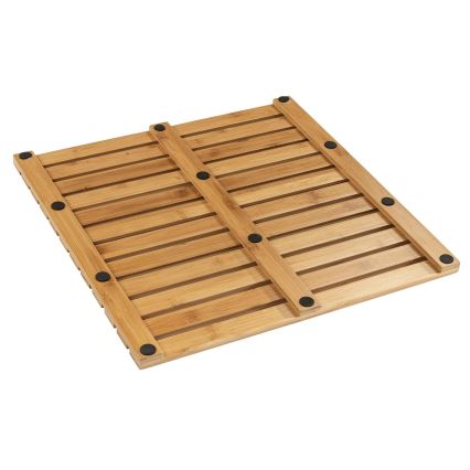 WENKO 24610100 - BAMBUSA Mat 50 x 50 cm, Brown