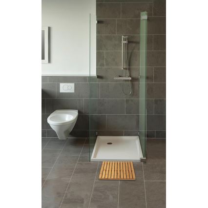 WENKO 24610100 - BAMBUSA Mat 50 x 50 cm, Brown