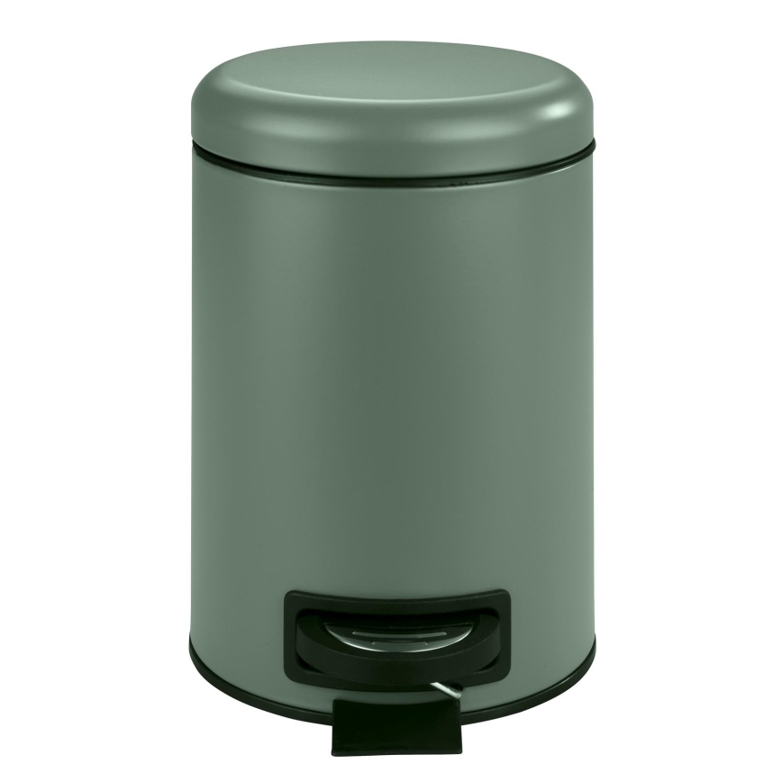 WENKO 24636100 - LEMAN Bin 17x25 cm green/black
