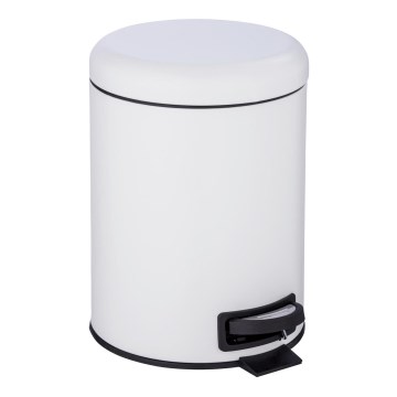 WENKO 24678100 - LEMAN Basket 21x24 cm White/Black