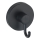 WENKO 24730100 - VACUUM-LOC Round Hook, 6 x 6.7 cm, Black