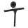 WENKO 24731100 - VACUUM-LOC Round Shower Squeegee, 24,5x25 cm, Black